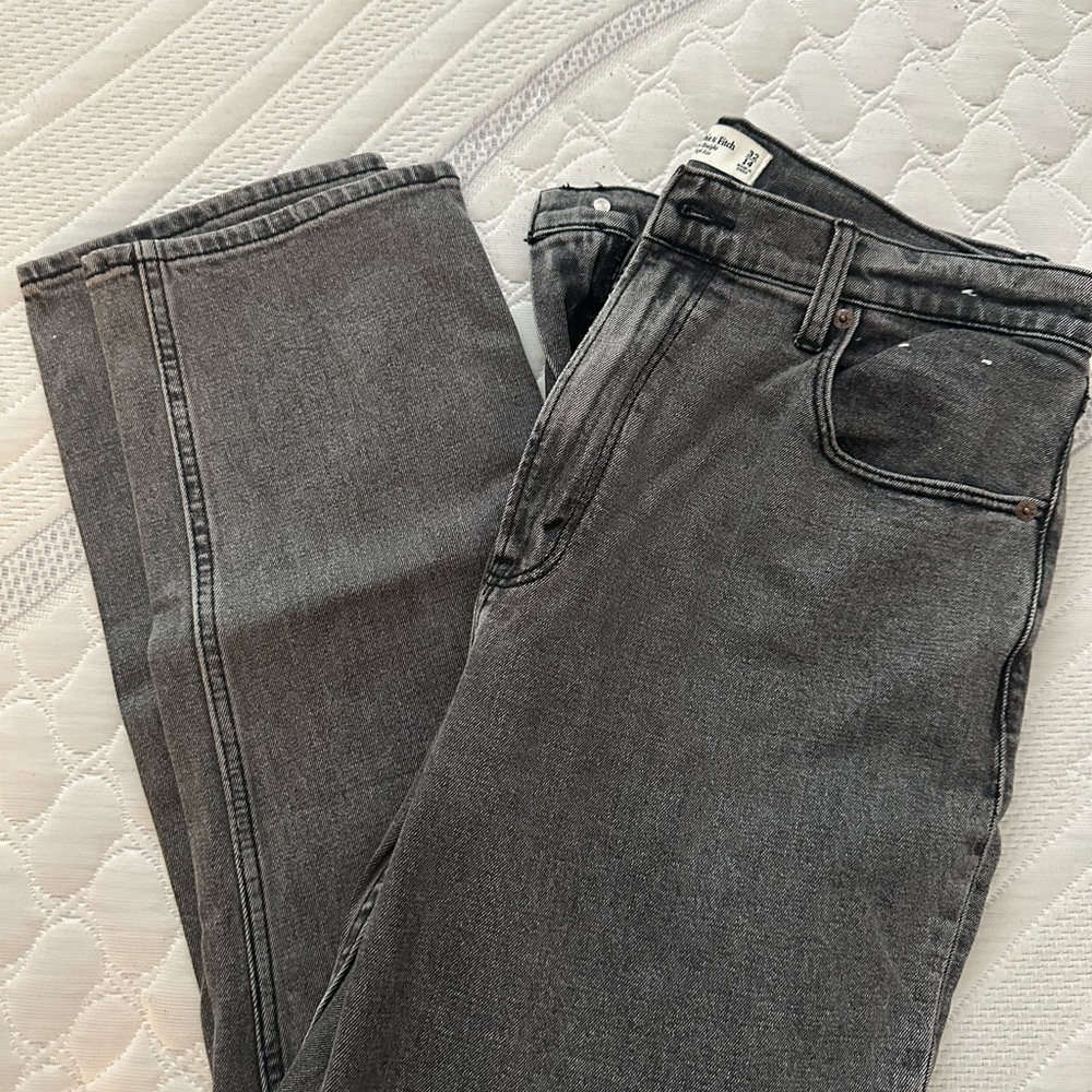 Abercrombie & Fitch Dark Gray Jeans